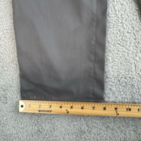 Nike Pants Mens 33x31 Grey Dri-Fit Golf Slacks Flat Front Performance Stretch - Picture 5 of 11